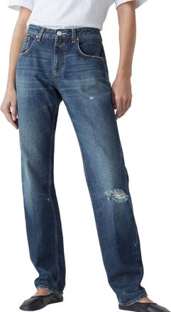 Closed Womens Briston Japanese Selvedge Denim Jean In Dark Blue