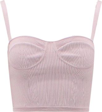 Alexander McQueen Sleeveless Tops - Dames - Tops zonder mouwen - Roze - S - Tops