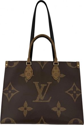 Louis Vuitton Brown Monogram Reverse Monogram Handbag Tote Bag (Pre-Owned)