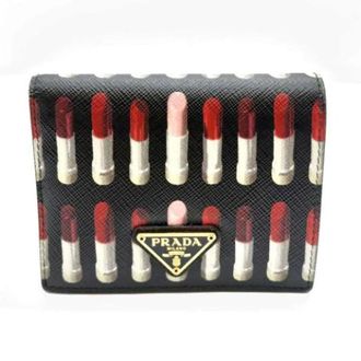 Prada Pre-owned Wallets, female, Multicolor, Size: ONE SIZE Pre-owned Fabric Wallet