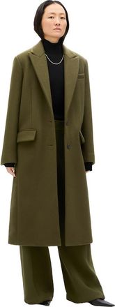 Another Tomorrow Tailored Overcoat in Moss at Nordstrom, Size X-Large It