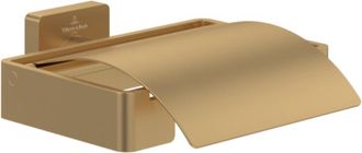Villeroy & Boch Villeroy&boch - Dispensador De Papel Higi&eacute;nico Con Tapa Villeroy Et Boch Elements - Striking Brushed Gold
