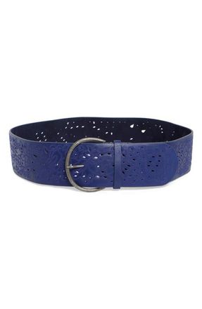 Free People Laurel Hip Belt in Navy Baby at Nordstrom, Size Small