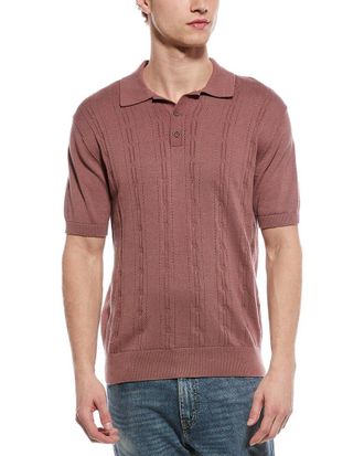 Weatherproof Vintage Weatherproof Vintage Pointelle Polo Sweater