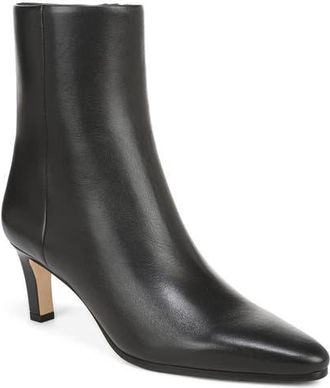 Veronica Beard Agnes Bootie in Black Leather at Nordstrom, Size 9.5