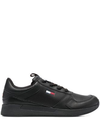 Tommy Jeans Sneakers Flexi in pelle - Nero