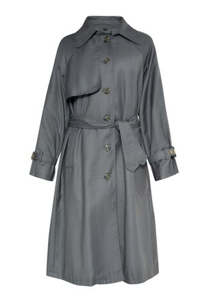 Dreimaster Dreimaster Trenchcoat Dames grijs