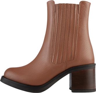 L37 Stijlvol Comfortabel Schoeisel - Dames - Laarzen met Hak - Bruin - 37 EU - Schoenen