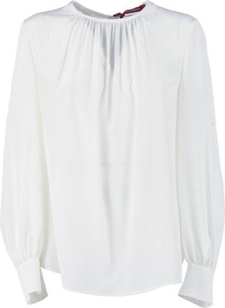 Max Mara Camicia Colmo - Dames - Blouses - Wit - L - Overhemden