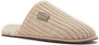 Australia Luxe Twinface Sheepskin Genuine Shearling Lined Scuff Slipper in Sand Cord at Nordstrom Rack, Size X-Small