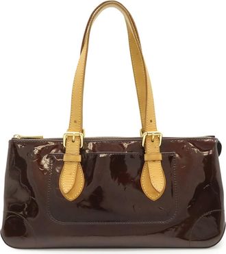 Louis Vuitton Amarante Leather Handbag Shoulder Bag Tote Bag (Pre-Owned)