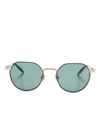 Akoni round-frame sunglasses - Gold