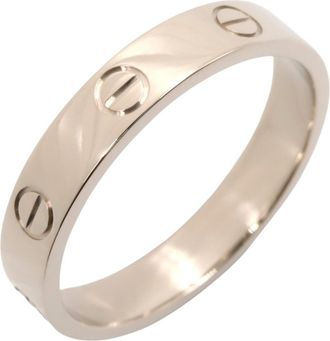 Cartier Silver White Gold (18K) Band Ring (Pre-Owned)