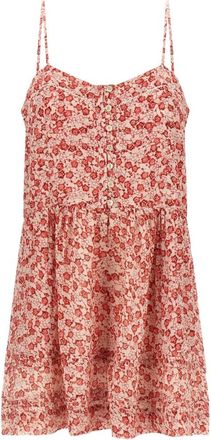 Isabel Marant Dames, Jurken, Rood, Maat: XS Katoen