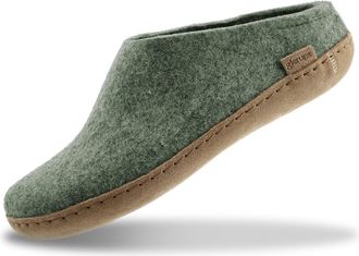 Glerups dk Womens Model B Slip-On Slippers Green 38 EU