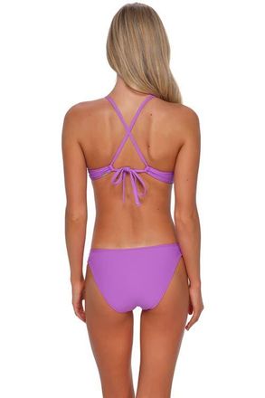 Sunsets Dora Double Tab Bikini Swim Bottoms in Berry Burst at Nordstrom, Size X-Large