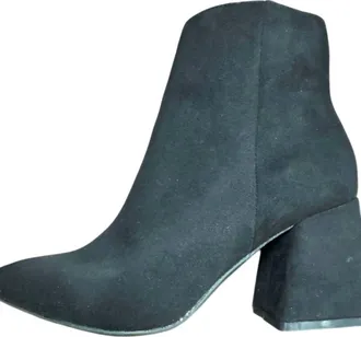 Bambooa Womens Ankle Bootie In Black