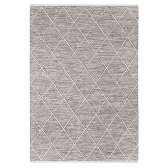 Un amour de tapis Alfombra de sal&atilde;&sup3;n 170x240 cm tejido de algod&atilde;&sup3;n marr&atilde;&sup3;n