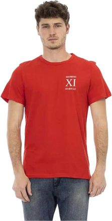 Dirk Bikkembergs Beachwear T-shirt - Heren - Tops - Rood - Maat: M Katoen