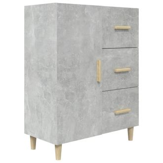 Berkfield Home Sideboard Concrete Grey 69.5x34x90 cm Engineered Wood