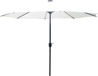 Concept Usine Sombrilla redondo con LED 2.92 x 2.92 m crudo