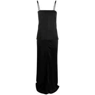 Blumarine Dames, Jurken, Zwart, Maat: S Denim