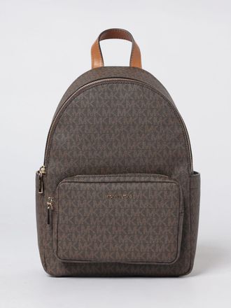 Michael Kors Zaino Tanner Medium Michael Kors in cotone spalmato con monogram all over