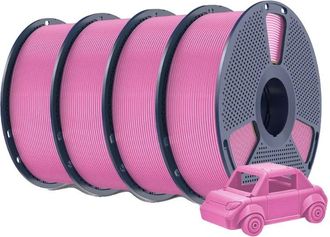 OEM Filamento Para Impresora 3d, Alta Velocidad, Acabado Mate, 4 Unidades, Color Rosa