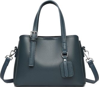 Generic Compatible For Womens Shoulder Bag Simple ladies handbag Satchel bag female Commuter Shopping Daily(Blue)