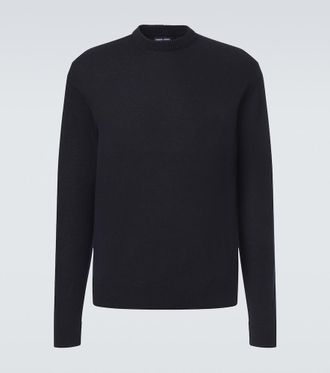 Giorgio Armani x Alanui cashmere and silk polo shirt