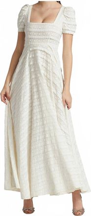 LoveShackFancy Ryan Lace Maxi Dress In Ivory