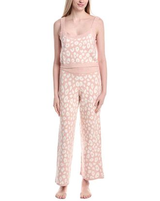 Sanctuary 2Pc Crop Tank & Pant Pajama Set