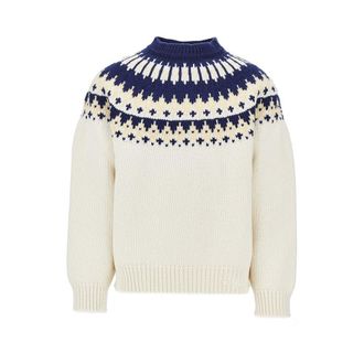 Dsquared2 Jacquard motif wool sweater Man M