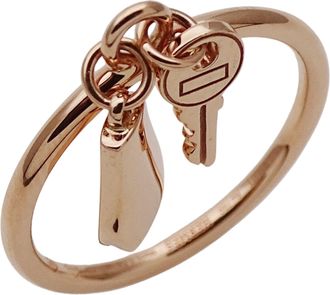 Herm&egrave;s Pink Gold Pink Gold (18K) Band Ring (Pre-Owned)