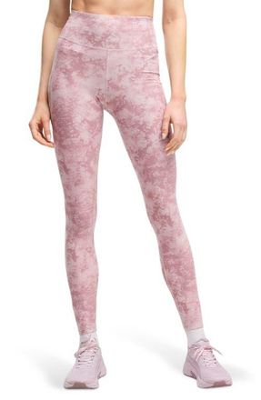 Puma Cloudspun High Waist Full Length Tight Print Performance Leggings in Misty Pink at Nordstrom, Size X-Small
