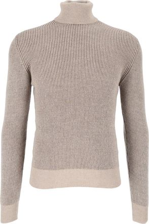 Circolo 1901 Ribbed Wool Turtleneck Sweater