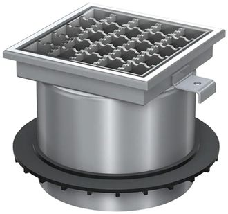 Aco Aco Pieza Complementaria 200x200/l15/ V2a/antideslizante/con Rejilla, 5084.92.00