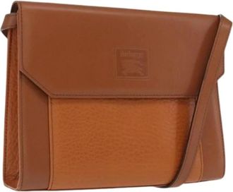Burberry Pre-owned Cross Body Bags, female, Brown, Size: ONE SIZE Pre-owned Vintage Shoulder Bag
