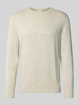 Tom Tailor Regular Fit Strickpullover aus Baumwoll-Mix Modell Space dye in Schilf Melange, Gr&ouml;&szlig;e XXXL