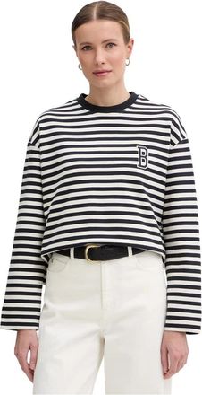 Barbour Gabby Sweatshirt - Dames - Sweatshirts - Veelkleurig - L - Katoen - Hoodies & sweatvesten