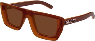 Gucci Authentieke Stijlvolle Brillen met Premium Kwaliteit - unisex - Accessoires - Bruin - Maat: 51 MM