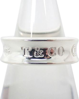 Tiffany & Co. Sterling Silver 925 Band Ring (Pre-Owned)