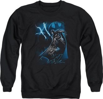 Gildan Batman Lightning Strikes Adult Crewneck Sweatshirt
