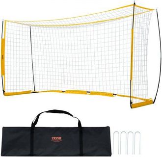 OEM Porter&iacute;a De F&uacute;tbol Port&aacute;til Para Patio Trasero Para Adultos Y Ni&ntilde;os, Con Estructura De Acero Y Fibra De Vidrio, Para Todo Tipo De Clima Con Bolsa De T