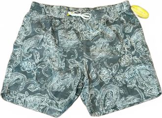 Hartford Mens Army Swim Short In Green