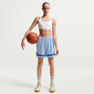 Nike Womens Crossover Dri-FIT 5 Basketball Shorts in Blue | FV8505-407