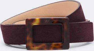 Roger Vivier Belle Vivier suede belt