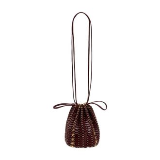 Paco Rabanne Bucket Bags, female, Red, Size: ONE SIZE Iconic Discs Bucket Bag