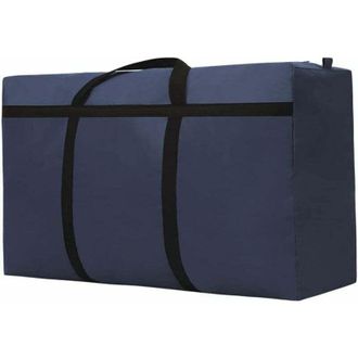 OEM Bolsa De Almacenamiento Grande De 180 L, Tela Oxford, Impermeable, Lavable, Ideal Para Equipaje De Viaje (100 X 60-30 Cm, Azul Oscuro)