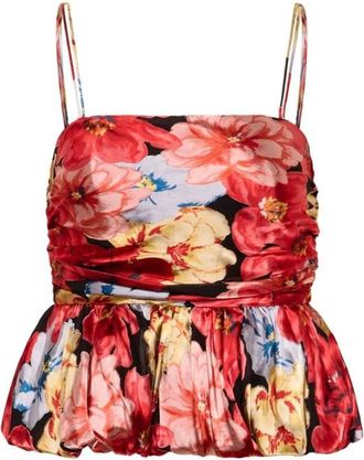 Gestuz Gzsigrida P Silk Top - Dames - Blouses & Shirts - Veelkleurig - Maat: S Zijde